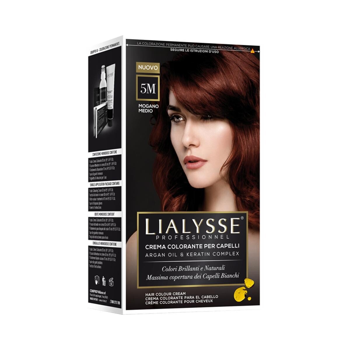 LIALYSSE 5M MOGANO MEDIO CREMA COLORANTE KIT