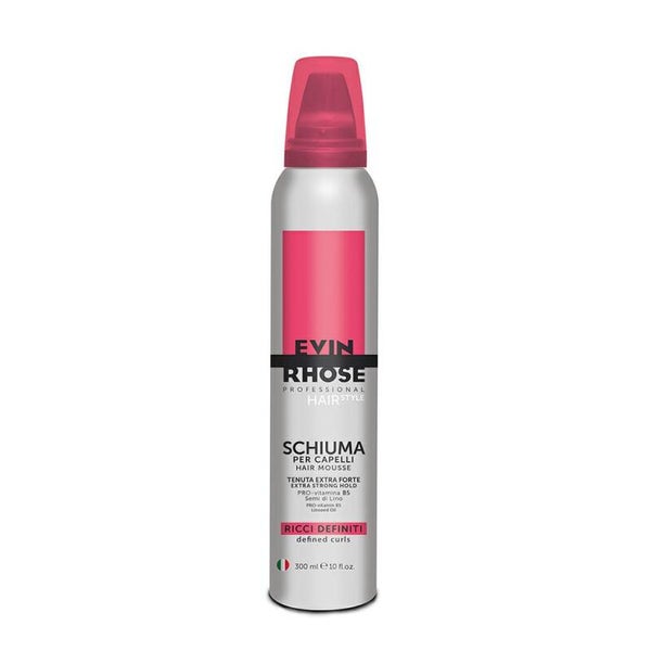 EVIN RHOSE MOUSSE RICCI DEFINITI 300ML SEMIDILINO fascia rosa cod.748