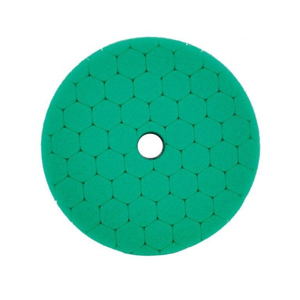 Boina Hex Espuma 5" para Roto Orbital - Verde- Corte Agressivo