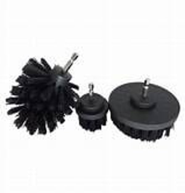 Kit 3 Escovas Agressiva limpeza p/furadeira/parafusadeira - SGT
