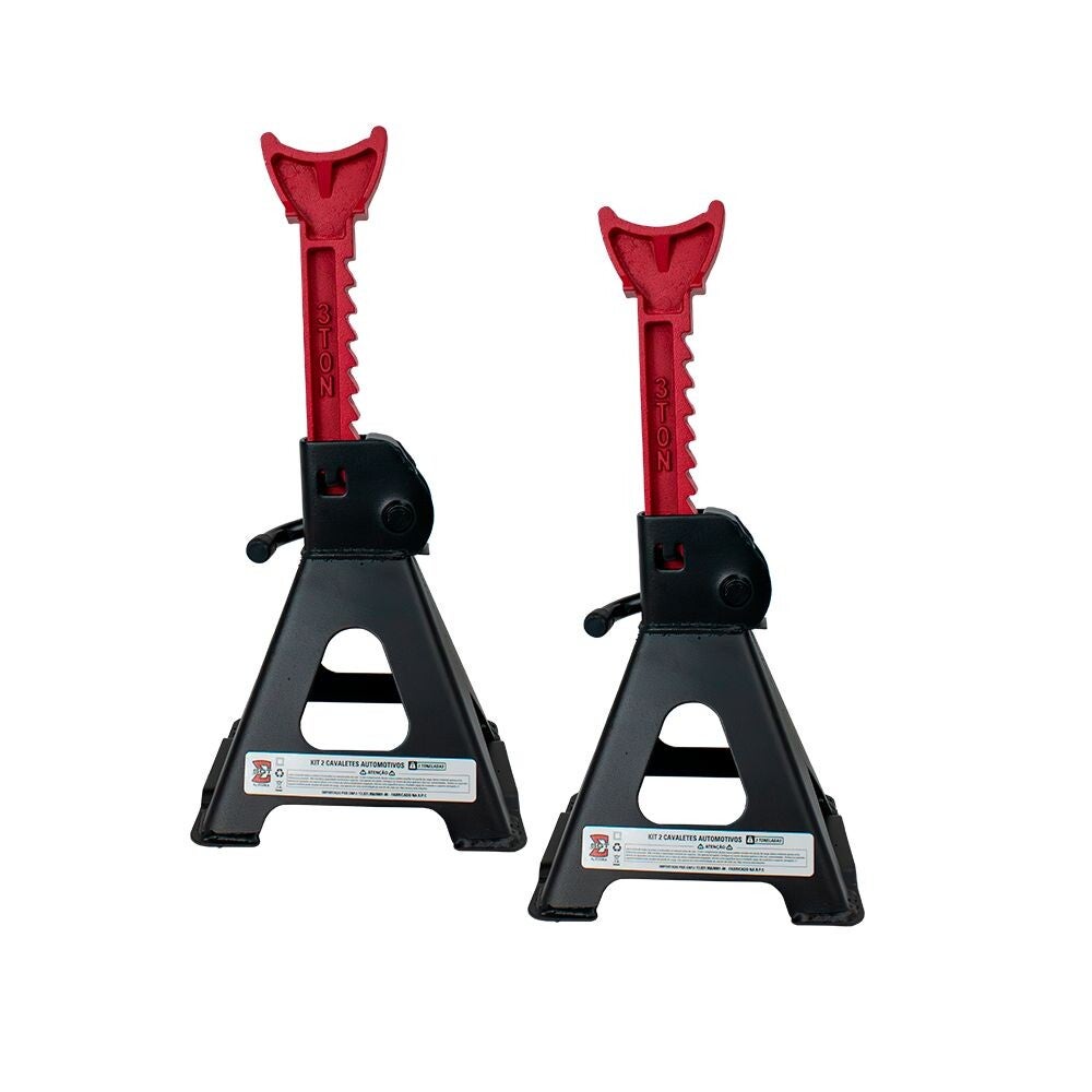 Kit 2 Cavaletes Automotivos (3 TON)