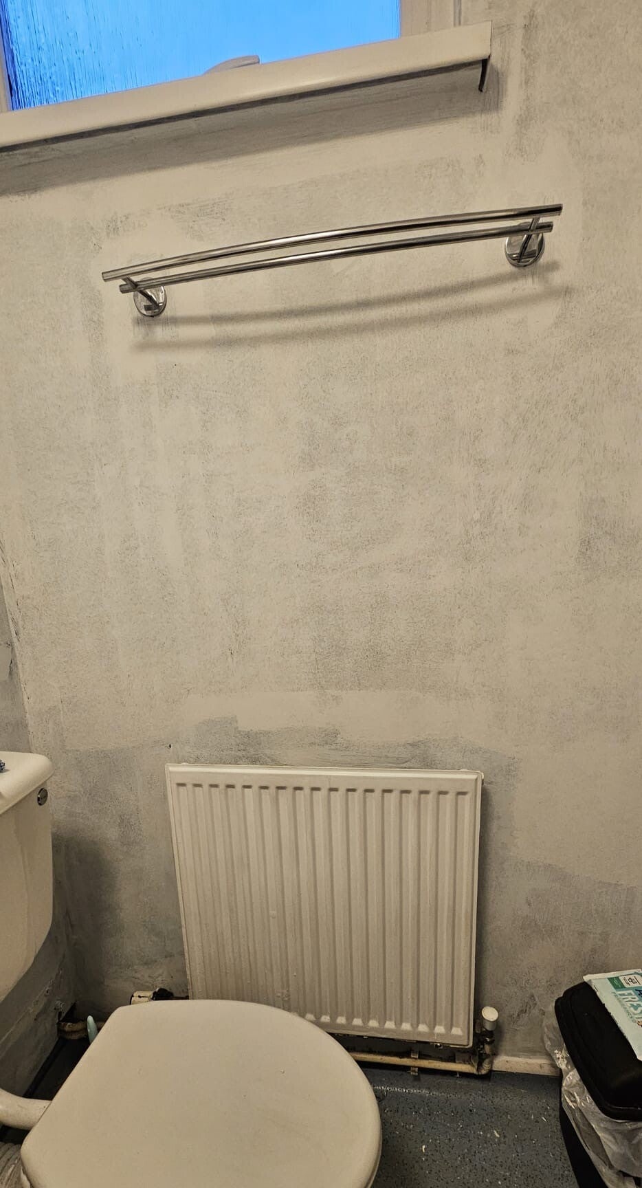 Old bathroom radiator