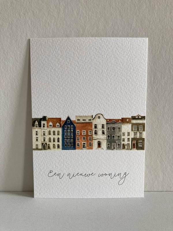 Kaart 'een nieuwe woning'