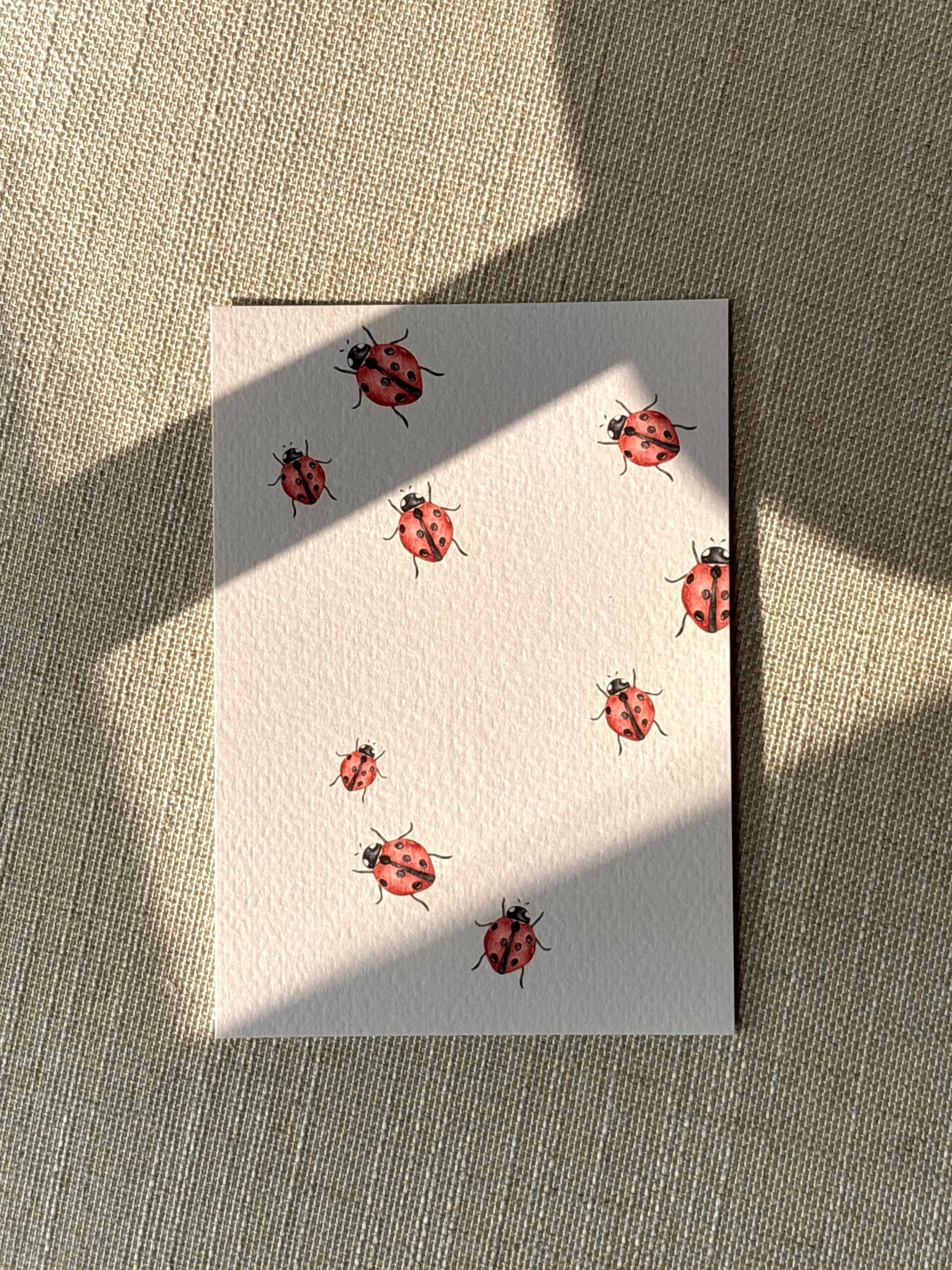 Kaart 'lieveheersbeestjes'