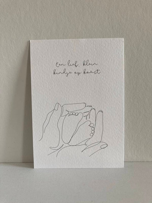 Kaart 'kindje op komst'