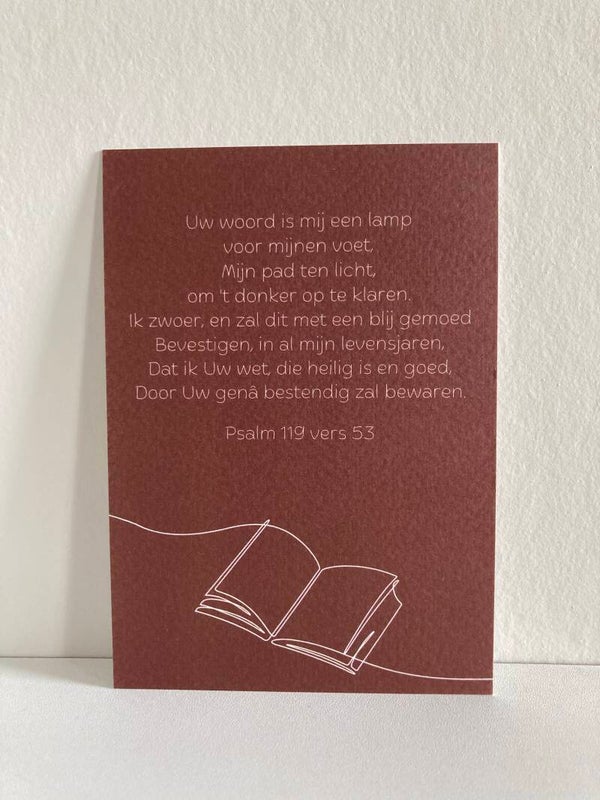 Kaart 'Psalm 119'