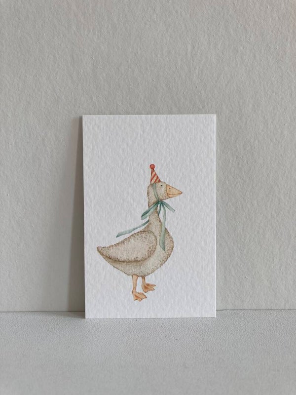 Mini-kaartje 'gans'