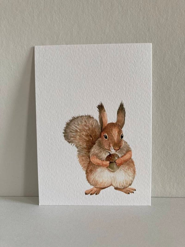 Kaart 'eekhoorn'