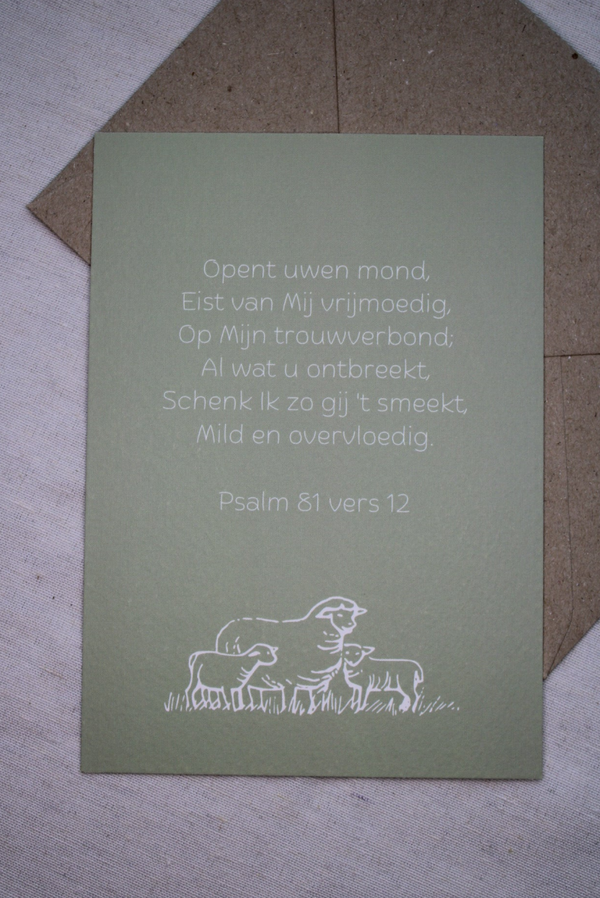 Kaart 'Psalm 81'