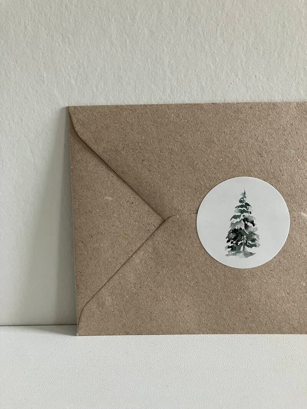 Sticker 'sneeuwboom'