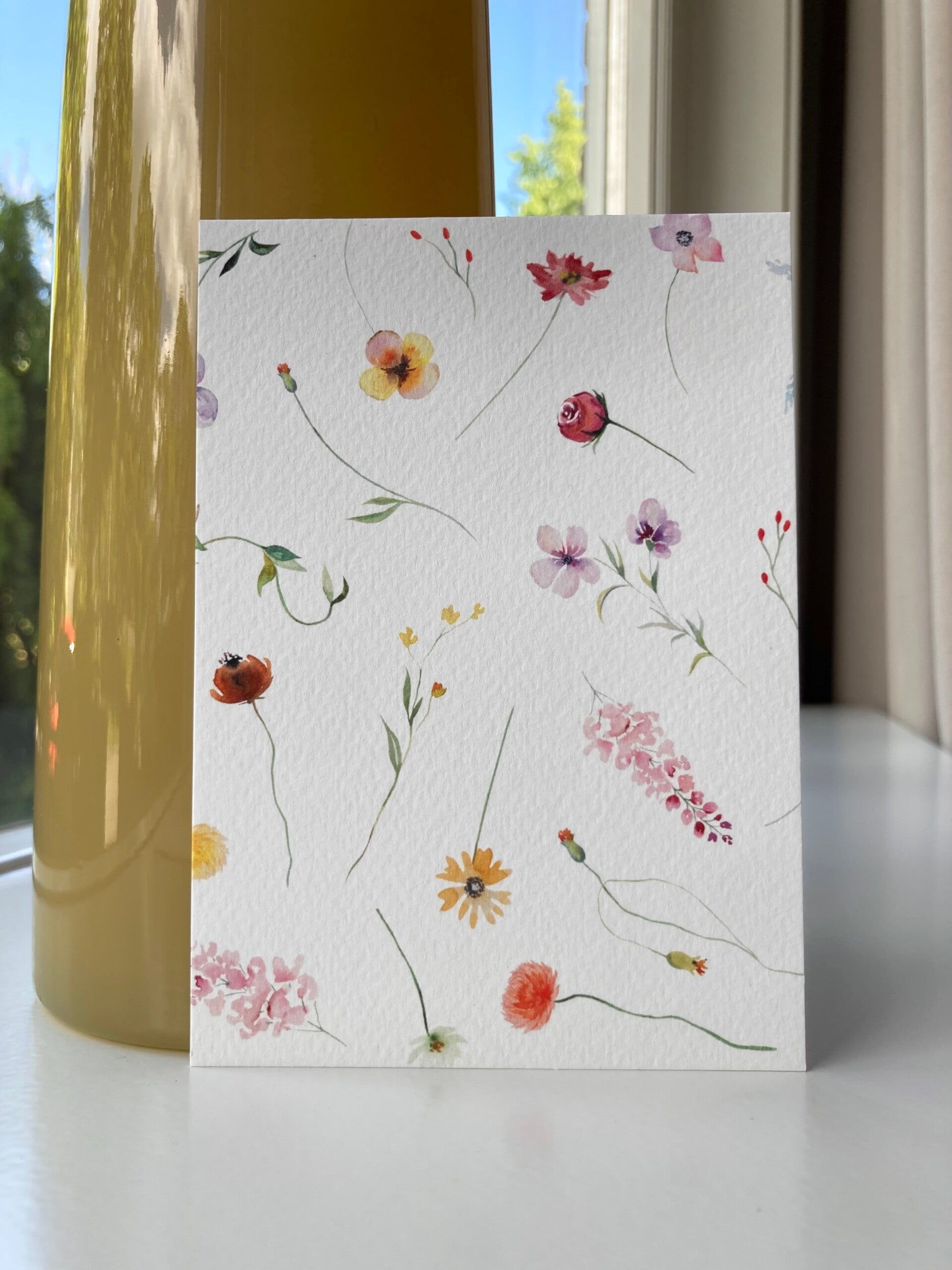 Kaart 'bloemenfeest zomer'