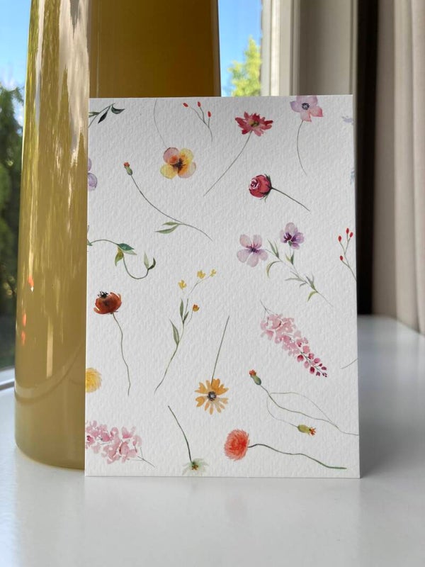 Kaart 'bloemenfeest zomer'
