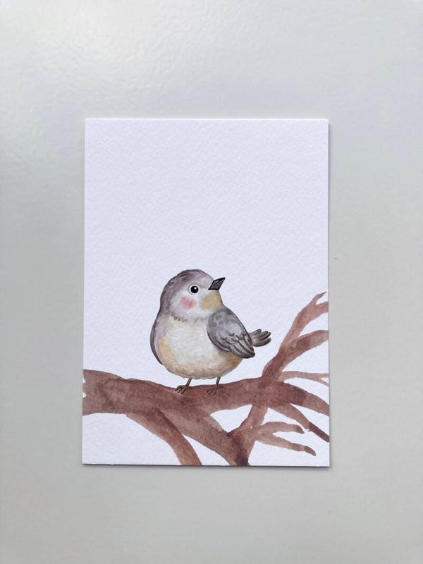 Kaart 'vogeltje op tak'