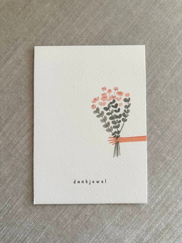 Kaart 'dankjewel'