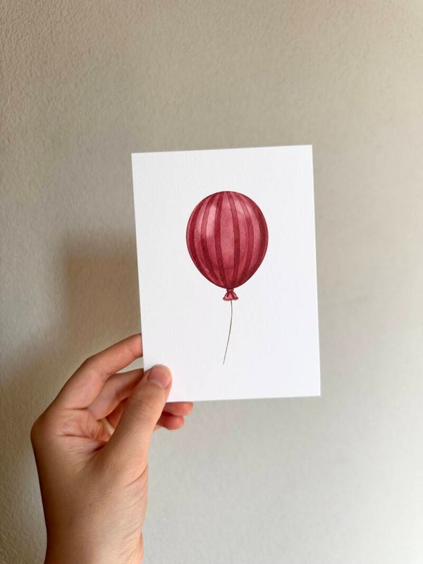 Kaart 'rode ballon'