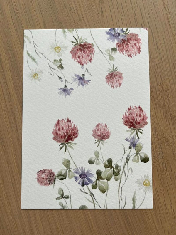 Kaart 'bloembolletjes'