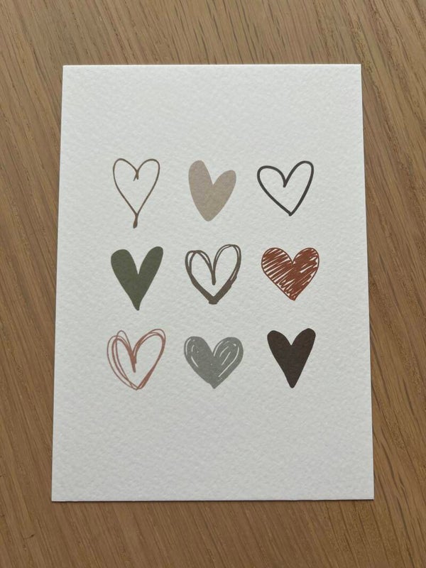 Kaart 'hartjes'