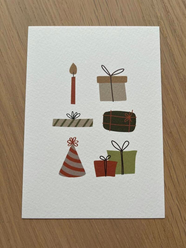 Kaart 'cadeautjes'