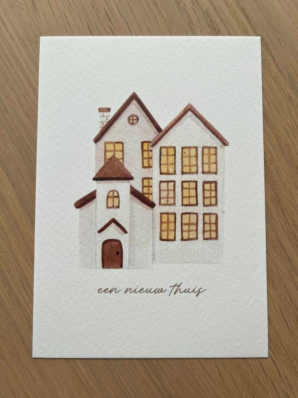 Kaart 'een nieuw thuis'