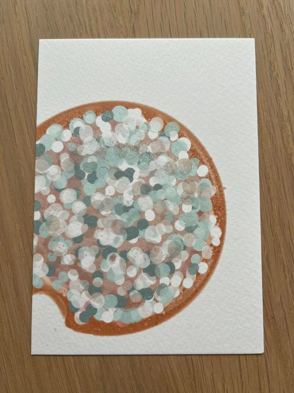 Kaart 'beschuit, blauwe muisjes'