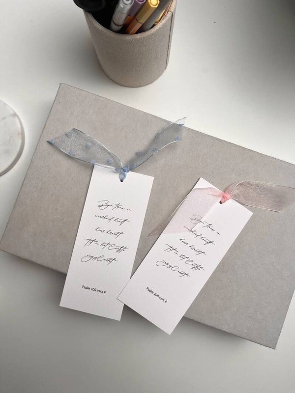 Boekenlegger 'geboorte jongen'