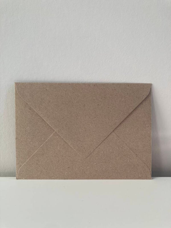 Envelop kraftkleurig