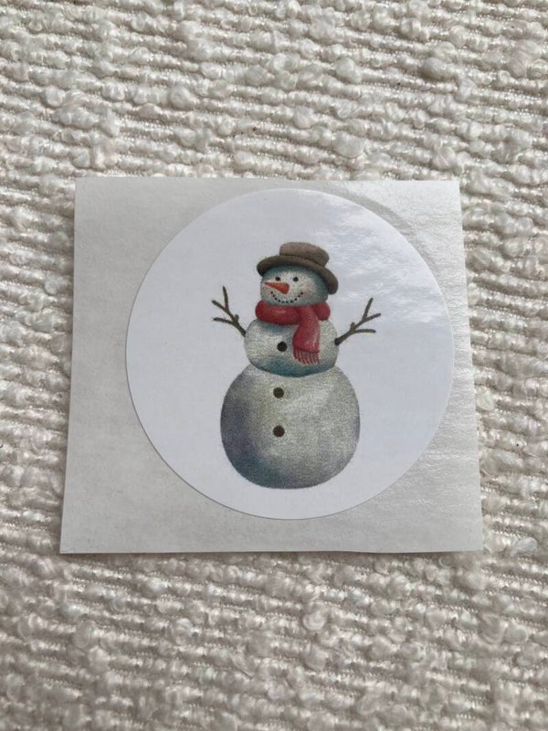 Sticker 'sneeuwpop'