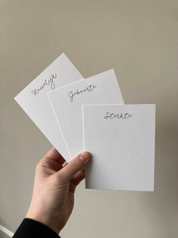 Extra tabblad kaartendoos