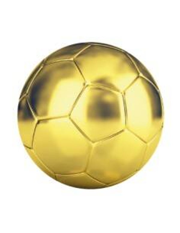 Disco epoxy balón dorado