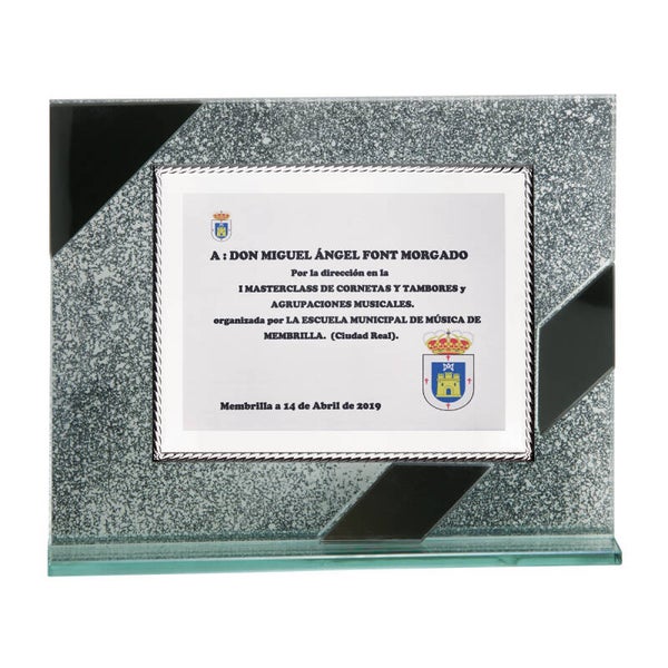 Placa conmemorativa 125-500