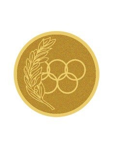 Disco aluminio aros olímpicos