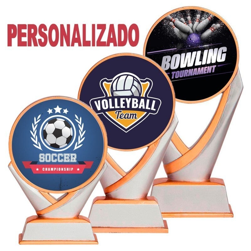 TROFEO RESINA CHICAGO PERSONALIZADO 33-600