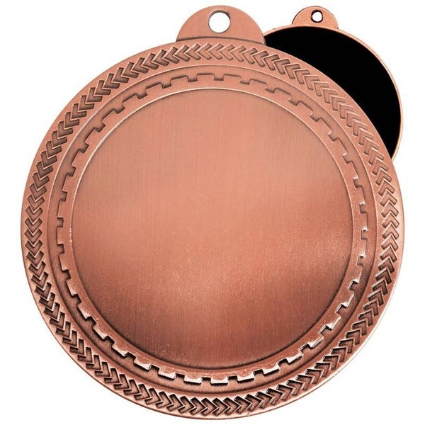 MEDALLA Ø70 MM 55-831 ORO C/REV.NEGRO IRON