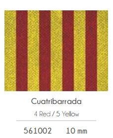 Cinta cuatribarrada Muestra