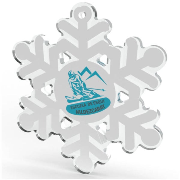 MEDALLA ACRYLIC NIEVE 0022