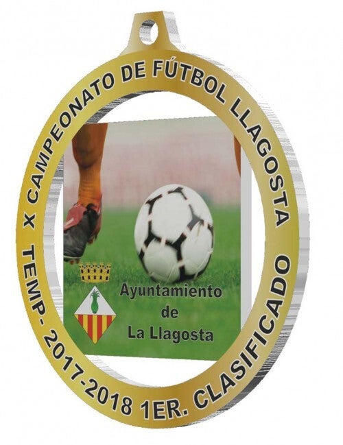 MEDALLA METAL BLANCA PERSONALIZABLE SC1901