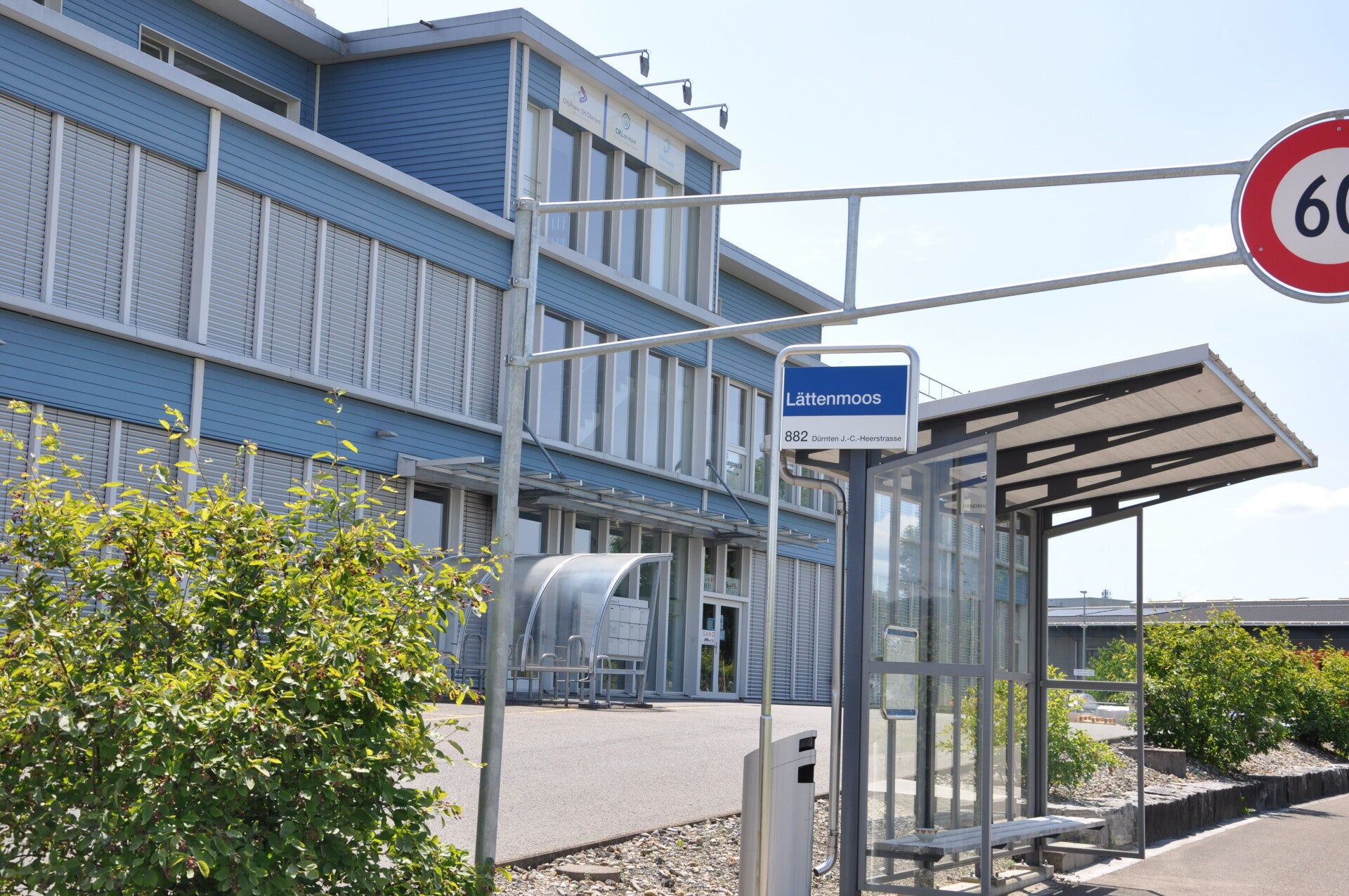 Bushaltestelle Lättenmoos beim landi Dürnten