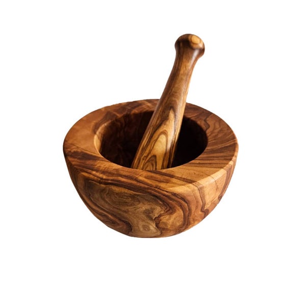 Runder Mörser und Stössel