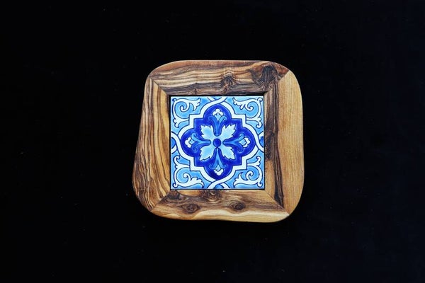 Rustikaler  Keramikuntersetzer