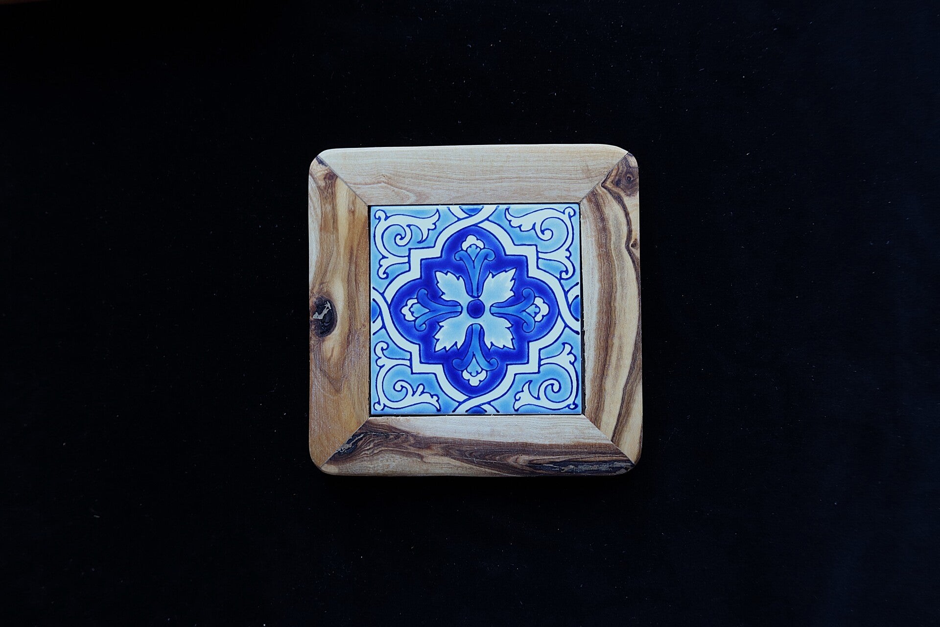 Quadratische Keramikuntersetzer