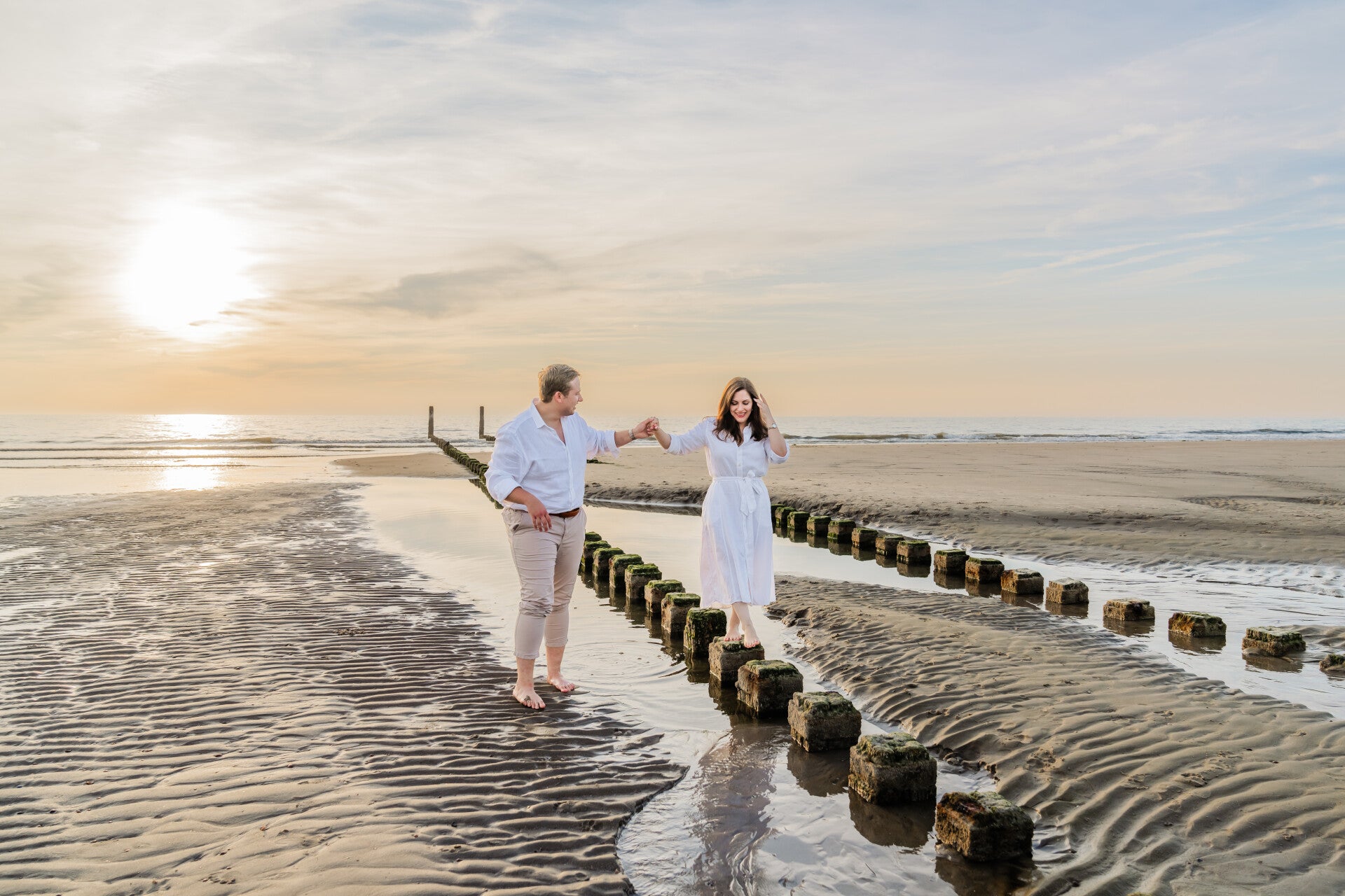 Romantische fotosessie in de duinen van Zuid-Holland