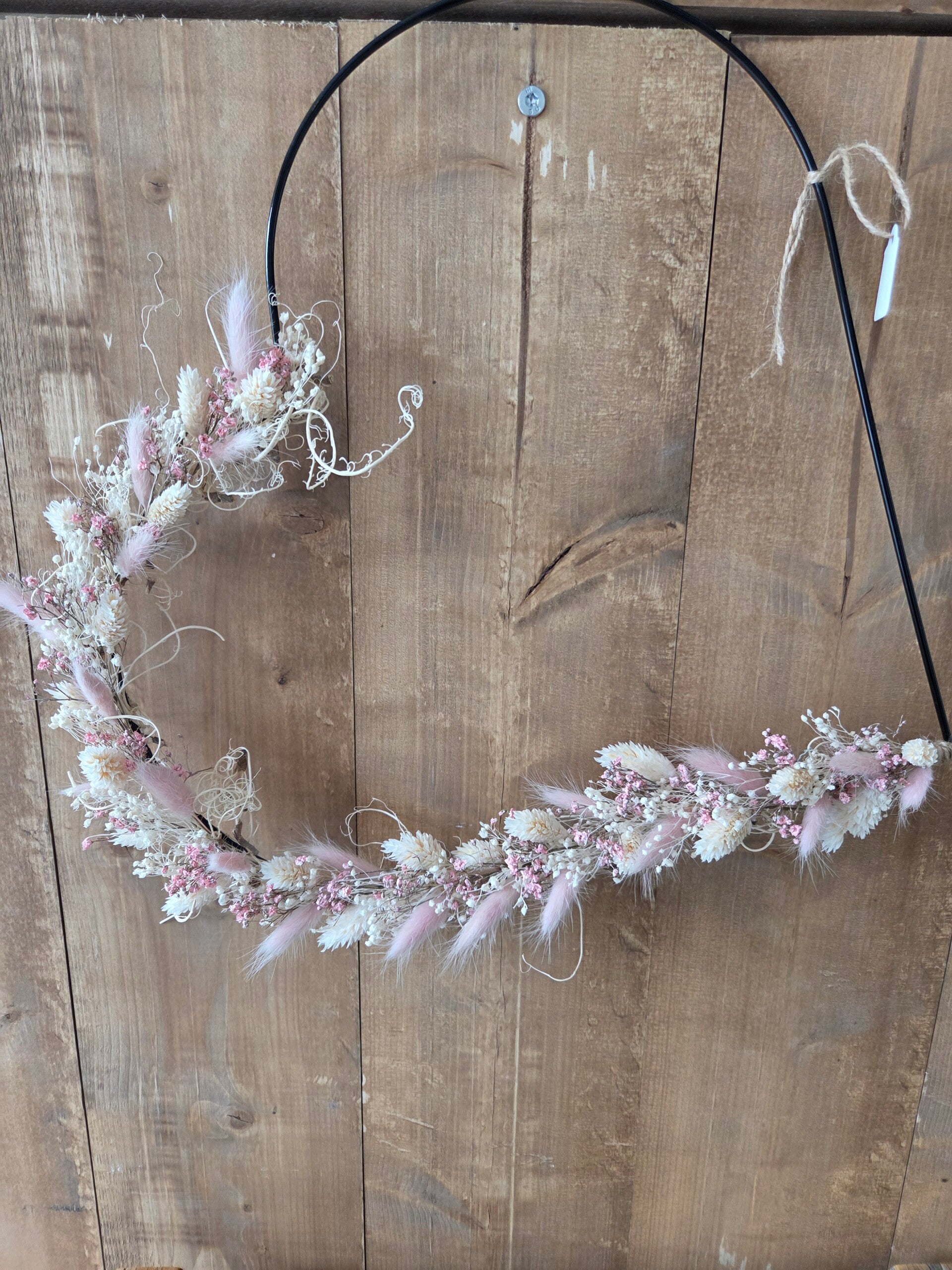 Coeur fleurs séchée fait main "Amalya"