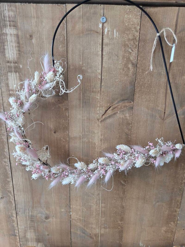 Coeur fleurs séchée fait main "Amalya"