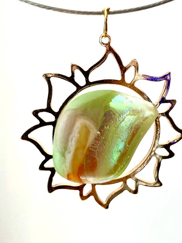 Perle de lune vert jade