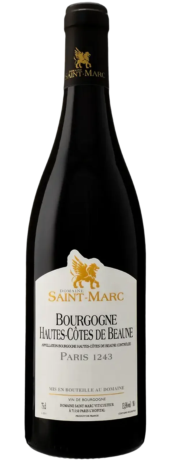 Hautes-Côtes de Beaune "Paris 1243" Rouge Domaine Saint-Marc