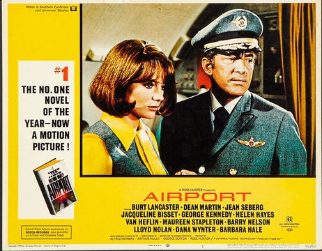 Original Lobby Card for Airport. Featuring Jacqueline Bisset and Dean Martin