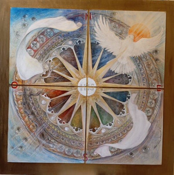 quadro su legno arte sacra