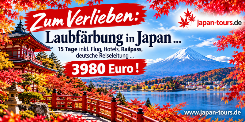 Gruppenreise Japan Laubfärbung in Japan  | www.japan-tours.de