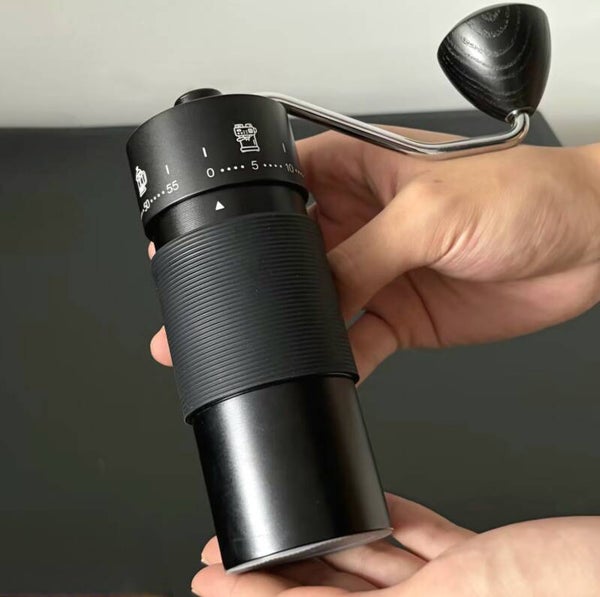 E8 Coffee Bean Grinder, Outdoor Camping, Adjustable Scale, Hand-Cranked Coffee Grinder