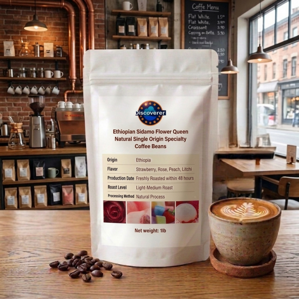 Ethiopian Sidamo Flower Queen Natural Single Origin Specialty Coffee Beans